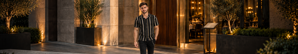 CARBON dress shirt campaign featuring 1 adult man