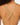 Back view of a top featuring crisscrossed gold chain straps against a smooth skin tone.
