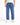 Casual blue camo-patterned pants, styled with a white t-shirt and sneakers.