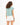 Florida Crop Top in Teal – back view