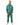 No Risk Top Set in Teal – full-length front view