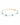 Gold anklet featuring blue beads with eye motifs, designed for a stylish and unique accessory.