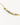 Gold anklet featuring alternating round and cylindrical beads in light blue and turquoise hues.