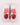 Top-down view of Carbon Neon LED Light Up Sneakers in white with neon pink lining and orange laces on a white background.
