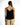 Hallie Lace Tank in Black – back view