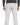 Light gray trousers with a tailored fit, featuring two back pockets and a smooth finish.