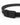 Black bracelet featuring a sleek, minimalist design with a magnetic clasp for easy wear.