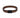 Brown bracelet featuring a sleek black clasp and layered design for a modern look.