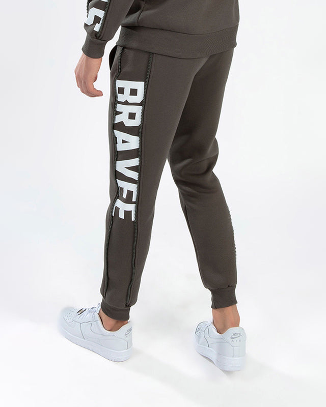 Ian Pants Set in Army – side view