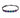 Colorful beads are threaded on a black braided cord, creating a stylish bracelet design.
