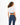 Ribbed Tie in Optic White – back view
