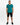Carbon Classic Tee in turquoise, front view, full length
