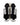 Carbon Sneakers in Black – pair front view