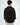 Back view of Kaiden black washed denim shirt on a model and streetwear aesthetic.