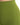 Close-up of high-waisted green shorts featuring a smooth fabric and clean stitching details.