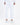 A person wearing white joggers and white sneakers, viewed from the back against a light background.