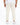 Light beige jogger pants with elastic cuffs, paired with white sneakers, viewed from the back.