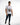 City View T-Shirt in White – full-length front view