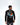 Back of men's black long-sleeve Superior Shirt featuring a colorful melting puzzle cube graphic and white text.