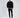 Lucas Shirt in Black – full-length front view