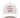 White cap with mesh panels featuring bold text and red accents, ideal for casual wear.