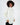 Mabel cream knit turtleneck sweater and ribbed cuffs on a model.