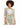 A model showcases a light green blazer with a belted waist, paired with a white crop top and matching shorts.