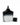 A sleek glass bottle with a gradient from black to clear, featuring a silver spray nozzle and textured cap.