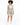 A model showcases a light green tailored blazer with matching shorts and a white crop top, paired with white sneakers.