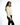 Ellis Bomber Jacket in Cream – side view