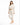Elodie Jogger Set in White – full-length front view