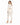 Elodie Jogger Set in White – back view