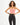 Yoga Crop Tank Top in Pink Lift – front close-up
