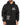 A black hoodie featuring motivational text on the front and sleeves, designed for casual wear.
