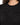 Eyes Top Set in Black – close-up of the crew neckline and raised bust-cup seam detail