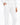 Collar Pants Set in White – close-up of the elastic waist and side pockets on a model