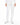 Collar Pants Set in White – front view of joggers with elastic waist, side pockets and cuffed ankles