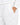 Collar Pants Set in White – close-up of the elastic waistband and side pocket with hand inside