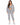 Lily Jacket Set in Gray – full-length front view of zip hoodie, zip-front crop top and drawstring joggers