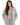 Lily Jacket Set in Gray – model in open zip hoodie, zip-front crop top and drawstring pants, front view