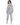 Lily Jacket Set in Grey – full-length back view of hooded jacket and cuffed joggers on a model