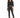 Ride Blazer in Black – full-length front view of the cropped blazer with notch lapels and elbow-length sleeves