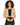 Ride Blazer in Tan – front view of the cropped one-button blazer with notch lapels, worn open over a black crop top