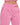 Eyes Pants Set in Pink – close-up of the double elastic waistband with side cutout and front pintuck seams