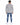 Sean Knit Sweater in Gray – full-length back view with distressed holes across the upper back