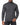 Tyson Sweater in Charcoal Gray – front view on model, ribbed turtleneck, cuffs and hem, with black jeans