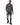 Tyson Sweater in Charcoal Grey – full-length front view of the turtleneck worn with ripped black jeans
