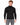 Romeo Turtleneck Sweater in Black – front view on model with ribbed collar, cuffs and hem, worn with grey ripped jeans