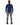 Romeo Turtleneck Sweater in Navy Blue – full-length back view, worn with gray ripped jeans