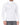 Romeo Turtleneck Sweater in White – front view on a model with ribbed collar, cuffs and hem, worn with gray jeans